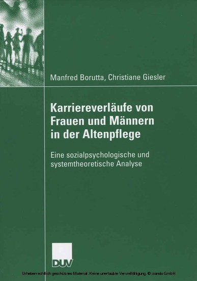 Karriereverläufe von Frauen und Männern in der Altenpflege main product photo