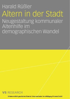 Altern in der Stadt