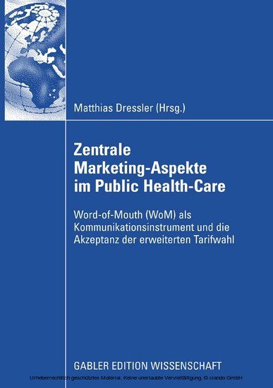 Zentral Marketing-Aspekte im Public Health-Care main product photo