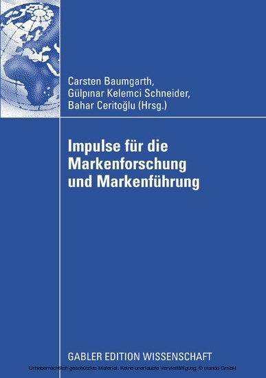 Impulse für die Markenforschung und Markenführung main product photo