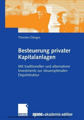 Besteuerung privater Kapitalanlagen