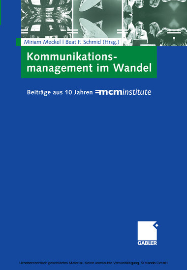Kommunikationsmanagement im Wandel main product photo