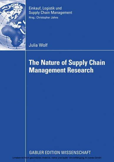 The Nature of Supply Chain Management Research main product photo
