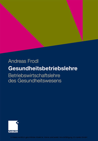 Gesundheitsbetriebslehre main product photo