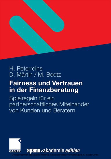 Fairness und Vertrauen in der Finanzberatung main product photo