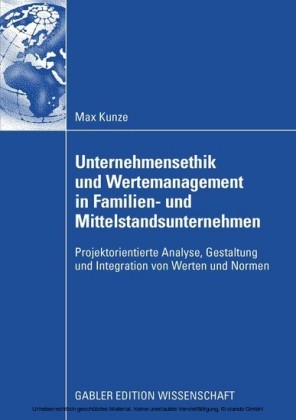 Unternehmensethik und Wertemanagement in Familien- und Mittelstandsunternehmen