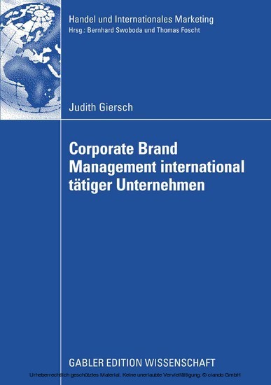 Corporate Brand Management international tätiger Unternehmen main product photo