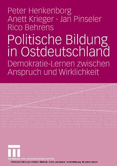 Politische Bildung in Ostdeutschland main product photo