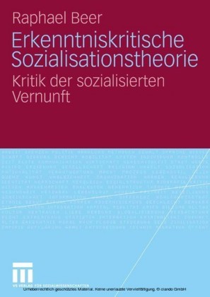 Erkenntniskritische Sozialisationstheorie