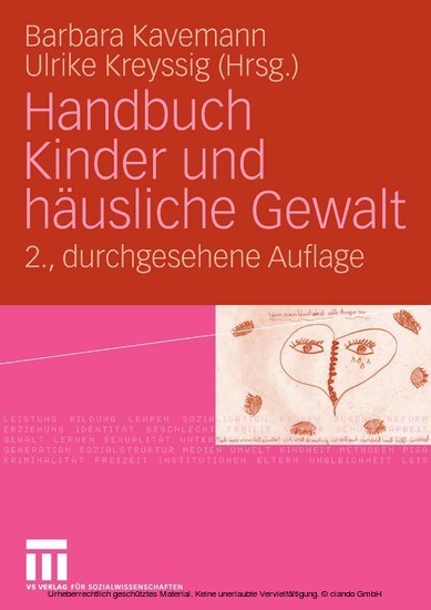 Handbuch Kinder und häusliche Gewalt main product photo