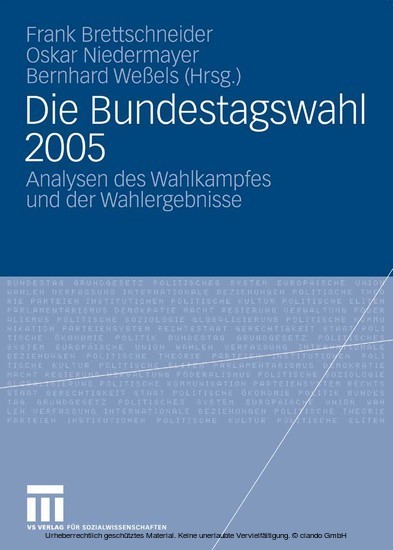Die Bundestagswahl 2005 main product photo
