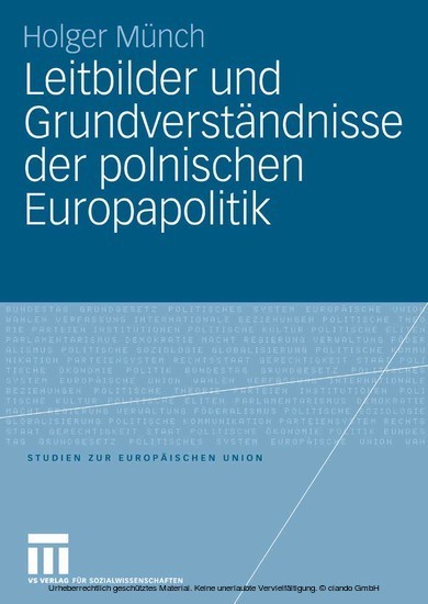 Leitbilder und Grundverständnisse der polnischen Europapolitik main product photo