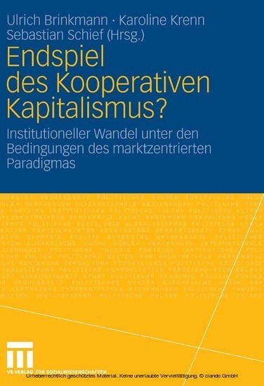 Endspiel des Kooperativen Kapitalismus? main product photo