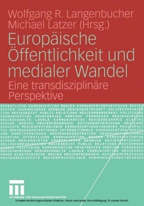 Europäische Öffentlichkeit und medialer Wandel