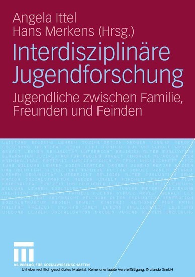 Interdisziplinäre Jugendforschung main product photo