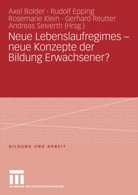 Neue Lebenslaufregimes - neue Konzepte der Bildung Erwachsener? main product photo
