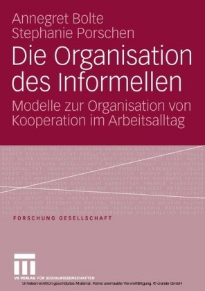 Die Organisation des Informellen