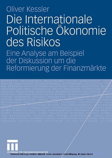 Die Internationale Politische Ökonomie des Risikos main product photo