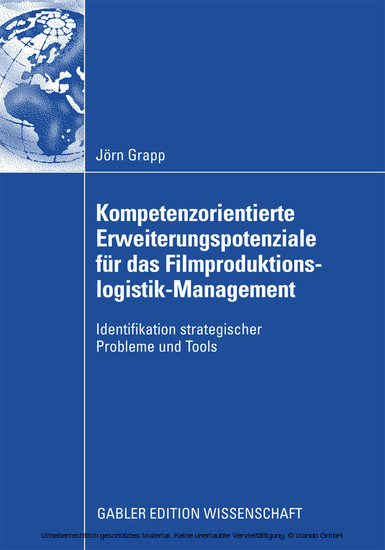 Kompetenzorientierte Erweiterungspotenziale für das Filmproduktionslogistik-Management main product photo
