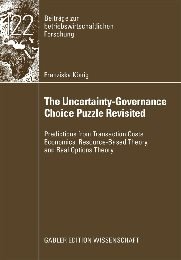 The Uncertainty-Governance Choice Puzzle Revisited main product photo