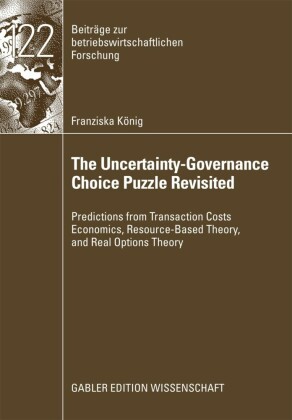The Uncertainty-Governance Choice Puzzle Revisited