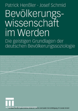 Bevölkerungswissenschaft im Werden