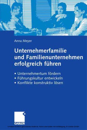 Unternehmerfamilie und Familienunternehmen erfolgreich führen