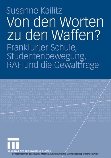Von den Worten zu den Waffen? main product photo