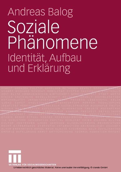 Soziale Phänomene main product photo