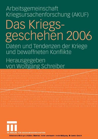 Das Kriegsgeschehen 2006 main product photo