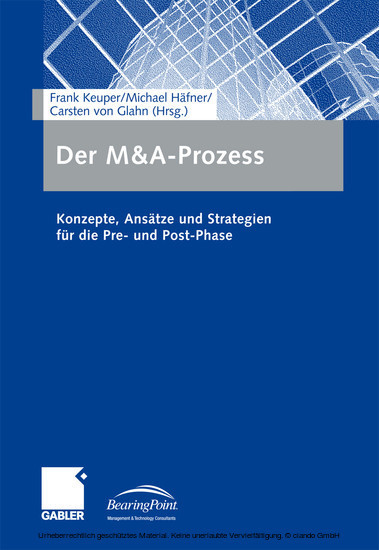 Der M&A-Prozess main product photo