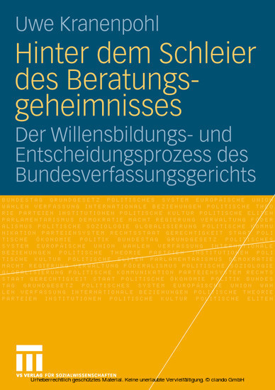 Hinter dem Schleier des Beratungsgeheimnisses main product photo