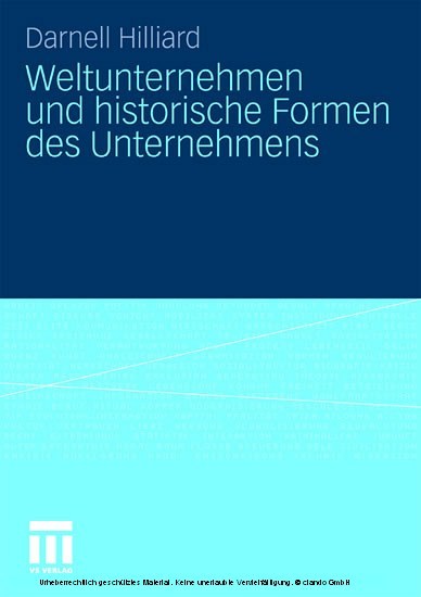 Weltunternehmen und historische Formen des Unternehmens main product photo