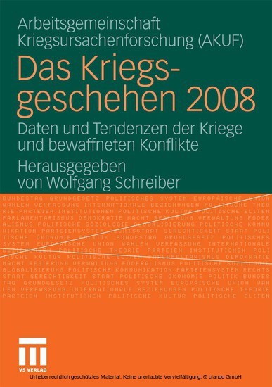 Das Kriegsgeschehen 2008 main product photo