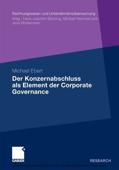 Der Konzernabschluss als Element der Corporate Governance main product photo