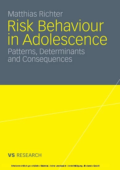Risk Behaviour in Adolescence main product photo