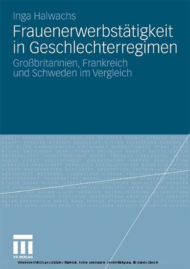 Frauenerwerbstätigkeit in Geschlechterregimen main product photo