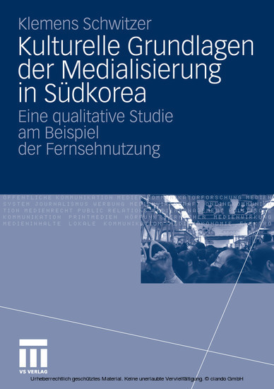 Kulturelle Grundlagen der Medialisierung in Südkorea main product photo