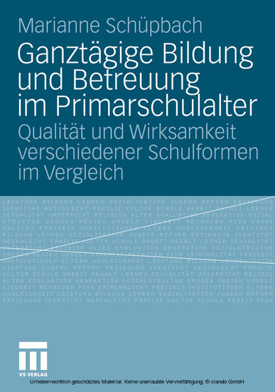 Ganztägige Bildung und Betreuung im Primarschulalter main product photo