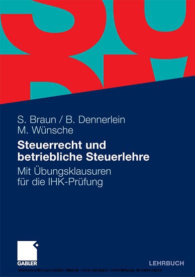 Steuerrecht und betriebliche Steuerlehre main product photo