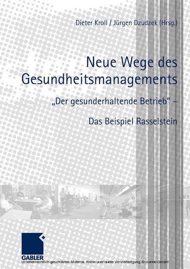 Neue Wege des Gesundheitsmanagements main product photo