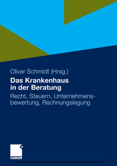 Das Krankenhaus in der Beratung main product photo