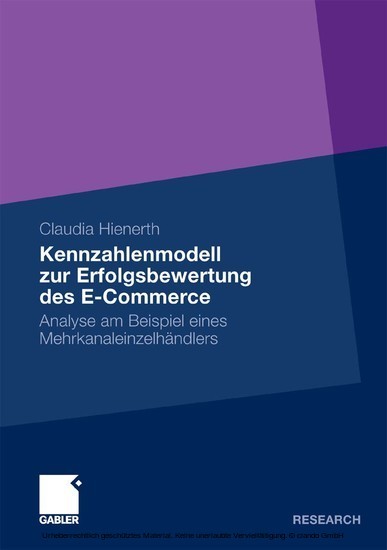 Kennzahlenmodell zur Erfolgsbewertung des E-Commerce main product photo