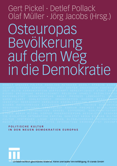 Osteuropas Bevölkerung auf dem Weg in die Demokratie main product photo