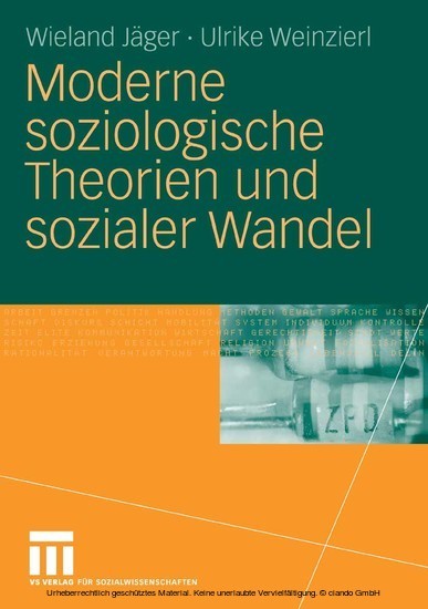 Moderne soziologische Theorien und sozialer Wandel main product photo
