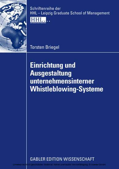 Einrichtung und Ausgestaltung unternehmensinterner Whistleblowing-Systeme main product photo