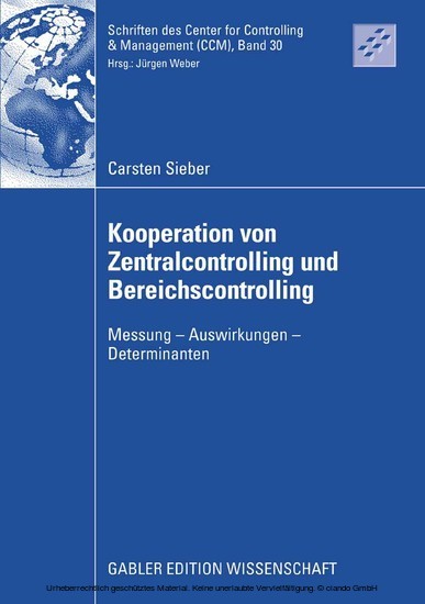Kooperation von Zentralcontrolling und Bereichscontrolling main product photo