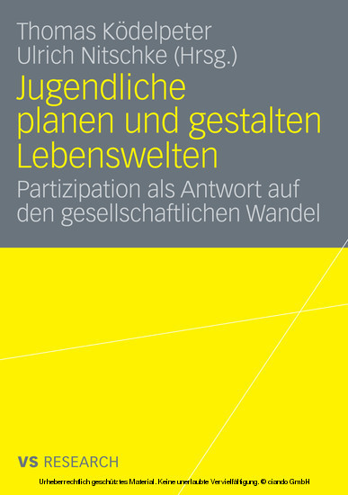 Jugendliche planen und gestalten Lebenswelten main product photo