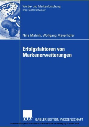 Erfolgsfaktoren von Markenerweiterungen