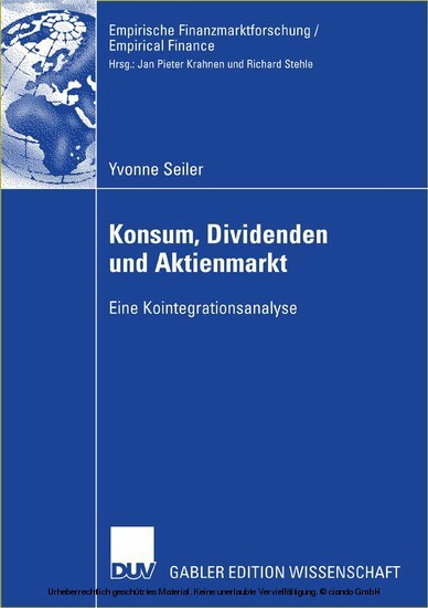 Konsum, Dividenden und Aktienmarkt main product photo